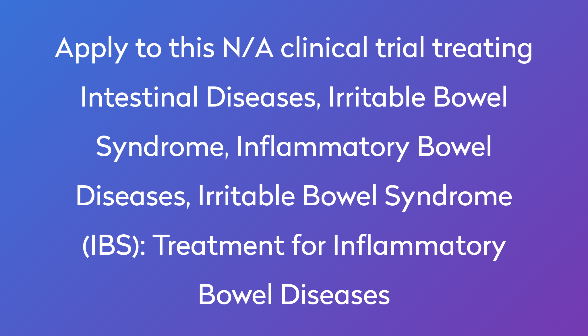 treatment-for-inflammatory-bowel-diseases-clinical-trial-power